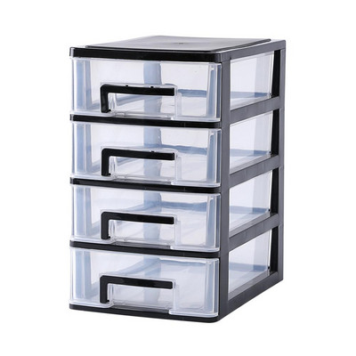Συρτάρι Organizer Αποθήκευση Επιφάνεια εργασίας Πλαστικό ντουλάπι Box Office Τύπος Cube Desk Supplies Σταθμός μακιγιάζ