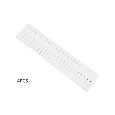 4/8PCS delič zásuviek nastaviteľný úložný stojan na zásuvky plastový delič domáce úložné nástroje