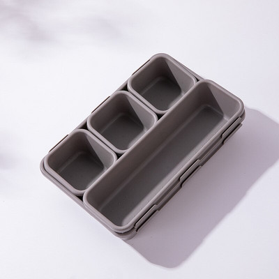 8pcs/set Kućna ladica Organizator Kutija Pladnjevi Kutija za pohranu Uredska pohrana Kuhinja Kupaonica Ormar Organizacija kutije za šminku Stol za šminku