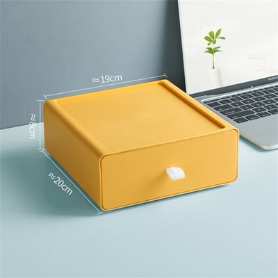 Stohovateľný stolový organizér, zásuvka na make-up, kozmetický stojan, šperkovnica, veľkokapacitná úložná krabička na lieky