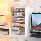 Jednoduchá viacmriežková úložná krabica na stôl, rôzne potreby, plastová dokončovacia krabica, študentská internátna priehradka na skladovanie