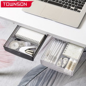 Kutija za pohranu u ladici ispod stola Skrivena ladica za pohranu za uredsku pohranu Držač za olovke Samoljepljiva ladica za olovke Organizator za kućnu pohranu