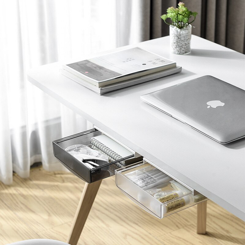 Kutija za pohranu u ladici ispod stola Skrivena ladica za pohranu za uredsku pohranu Držač za olovke Samoljepljiva ladica za olovke Organizator za kućnu pohranu