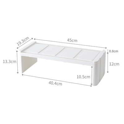BNBS Organizér zásuviek, stolový úložný box, skrinka, plastový organizér, komoda, počítačový zvýšovací stojan, polica