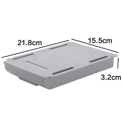 Samoljepljiva ladica za pohranjivanje pisaćih materijala Ispod stola Ladica Organizator Olovka Pen Memo Kutija za pohranjivanje sitnica Plastični spremnik