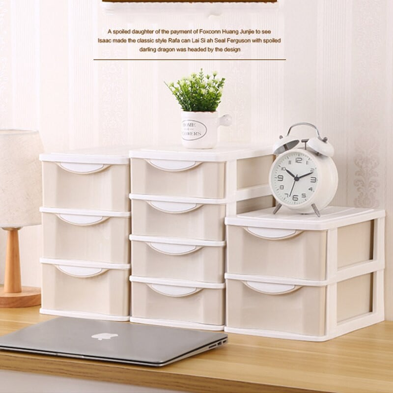 Severský viacvrstvový plastový úložný priestor na stôl, zásuvka na kozmetiku, organizér na make-up, domáca kancelária
