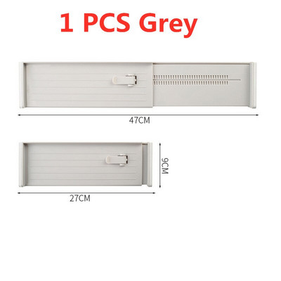 Despărțitor sertar Retractabil reglabil Organizator de depozitare Dulap din plastic ABS Separator sertar Grilă separatoare pentru bucătărie dormitor