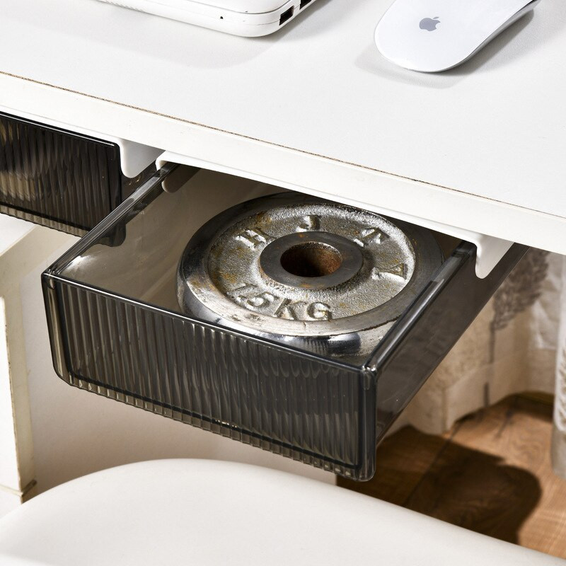 Samolepiaci skrytý úložný box pod zásuvku stola, organizér na make-up, samolepiaci školský papier, puzdro na ceruzky, držiak na perá