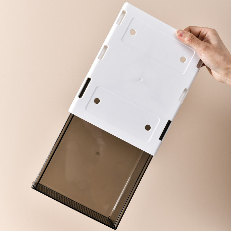 Samolepiaci skrytý úložný box pod zásuvku stola, organizér na make-up, samolepiaci školský papier, puzdro na ceruzky, držiak na perá