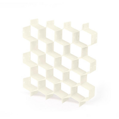 WBBOOMING állítható fiókszervező Méhsejt lapos deszka elválasztó fiók barkács fiókelválasztó fehérnemű zokni rendező