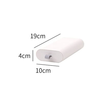 Úložný box TIDY pod stolom, bez dierovačov, štetec na make-up, dokončovacia krabica, kancelárske potreby, plastový organizér, závesná zásuvka