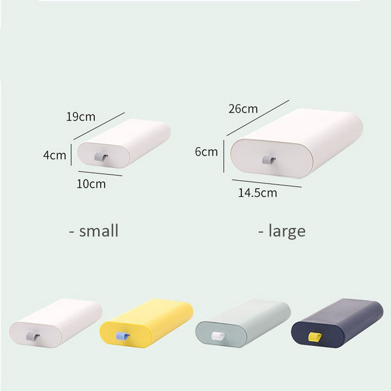 Úložný box TIDY pod stolom, bez dierovačov, štetec na make-up, dokončovacia krabica, kancelárske potreby, plastový organizér, závesná zásuvka