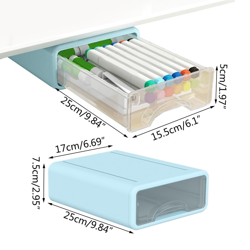 Úložné zásuvky na stôl Organizér na dokumenty Držiak na rôzne veci Kozmetický úložný box na stôl Skrinka Domáca kancelária Kancelárske potreby Stohovateľné