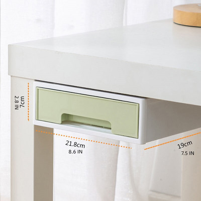 Ispod radnog stola Skriveno spremište Velika plastična klizna ladica koja se može slagati na jedan, Toaletni stolić Organizator za pribor za kozmetiku