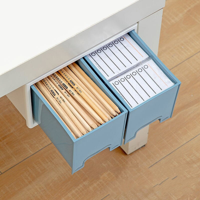 Ispod radnog stola Skriveno spremište Velika plastična klizna ladica koja se može slagati na jedan, Toaletni stolić Organizator za pribor za kozmetiku