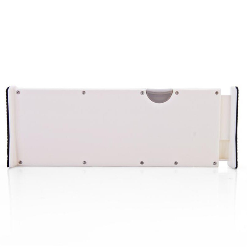 Priečka na šatník, výsuvná deliaca doska na stôl, teleskopická úložná doska na utajené predmety