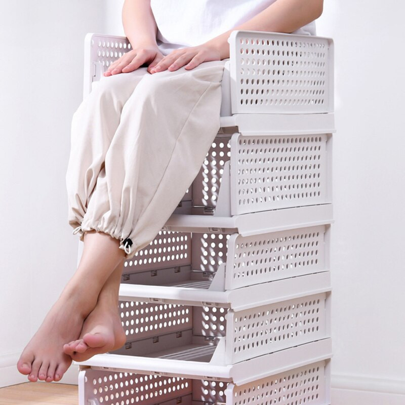 Ormar koji se može složiti Ladica Ormarić Organizator Ladica Ormar za odjeću Kutija za pohranu Police Plastične višeslojne pregrade Stalak za pohranu EL