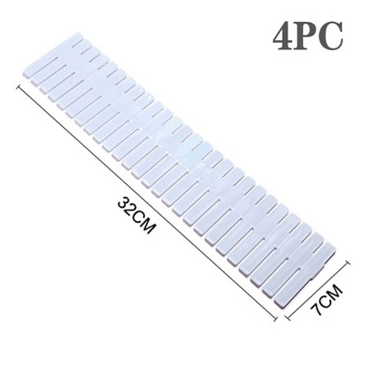 Organizator de sertare, despărțitor, dulap de depozitare reglabil pentru uz casnic, despărțire combinată, lenjerie de corp, șosete, articole diverse, cajones desktop