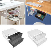 Samolepiaca skriňa na odkladanie pod pult pre domácnosť, papiernictvo, držiak na ceruzky, držiak na perá, kancelárska skrinka na odkladanie pod pult