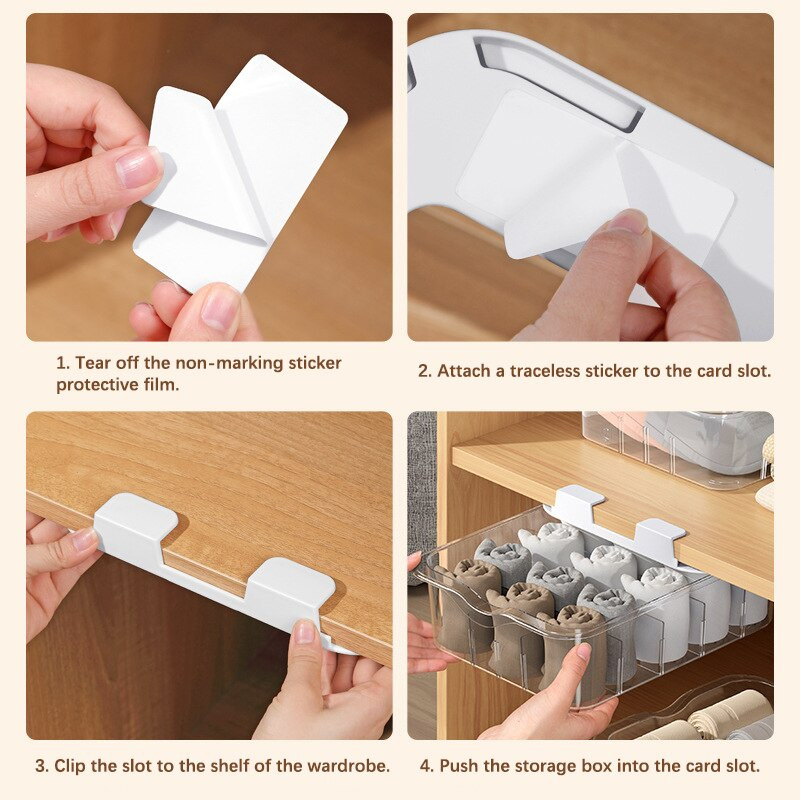 Akrilni organizatori za ladice Organizator za donje rublje Grudnjak Čarape Organizator Kutija za pohranu s rešetkom Organizacija police za ormar za spavaću sobu i skladištenje