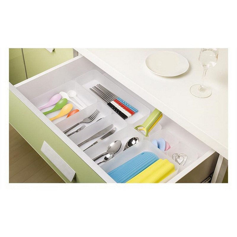 1 set cutie de depozitare cu sertar reglabil, cutie de depozitare, articole diverse din plastic, recipient pentru cosmetice, separator, cutie de finisare pentru articole diverse.