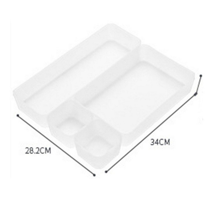 1 set cutie de depozitare cu sertar reglabil, cutie de depozitare, articole diverse din plastic, recipient pentru cosmetice, separator, cutie de finisare pentru articole diverse.