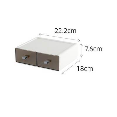 1 KOM Stolni stol koji se može složiti Organizator Ladica Uredski pribor Kutija za pohranu Šminka Plastični spremnik za pohranu Kupaonica Storag