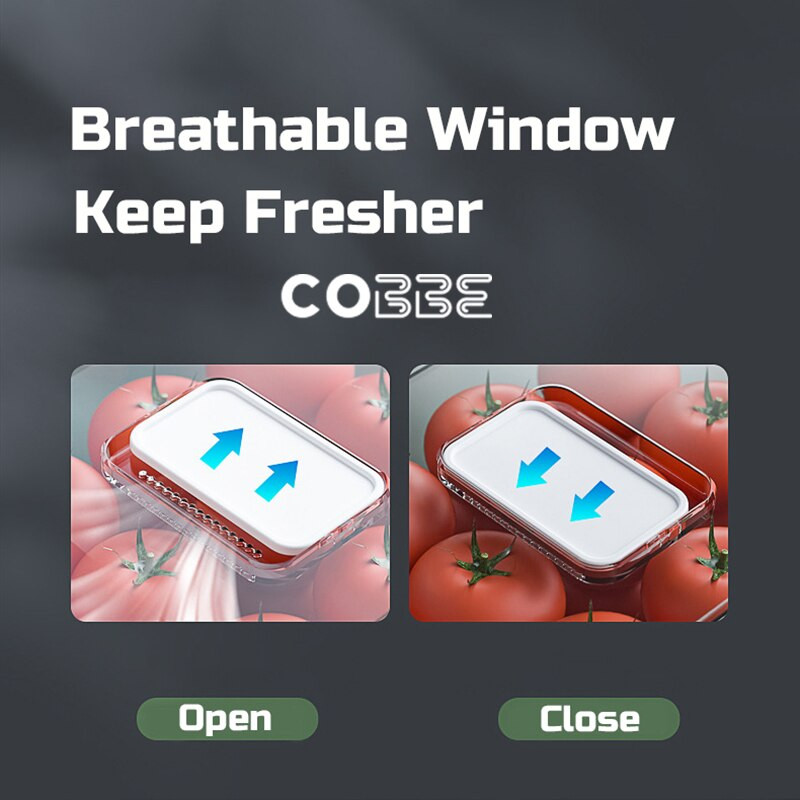 Kuhinjski hladnjak Prozirni organizator Ladica zamrzivača koja se može slagati svježina Kuhinja Kutija za pohranu voća Kutija za razvrstavanje