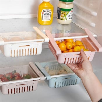 Кухненска кутия за съхранение Хладилник Чекмедже за съхранение Пластмасов контейнер за съхранение Рафт Плодове Яйце Кутия за съхранение на храна Кухненски аксесоари