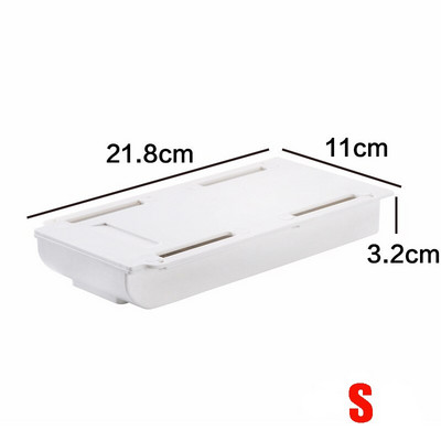 Samolepiaci zásobník na ceruzky, úložný priestor na stôl, organizér do zásuvky, krabica pod stôl, stojan, samolepiaci úložný priestor pod zásuvku na kancelárske potreby