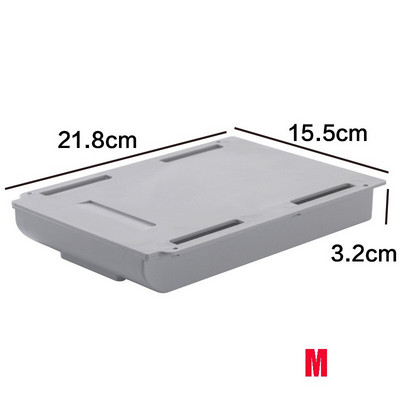 Samolepiaci zásobník na ceruzky, úložný priestor na stôl, organizér do zásuvky, krabica pod stôl, stojan, samolepiaci úložný priestor pod zásuvku na kancelárske potreby