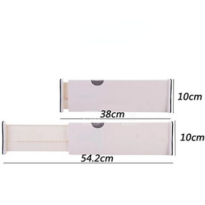 Podesive ladice za pohranu Pregrada Plastična ladica na uvlačenje Pregradni držač Kućna ploča za pohranu za odjeću i kuhinju