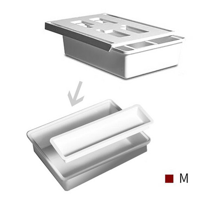 Samolepiaci skrytý úložný box pod zásuvku stola, organizér na make-up, samolepiaci školský papier, puzdro na ceruzky, držiak na perá