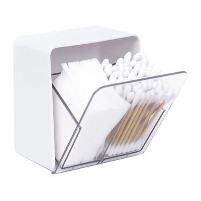 Vatta törlőkendő tartály porálló kozmetikai tároló doboz smink szervező tok smink eszköz Vattakorong tartó hálószoba fürdőszobába