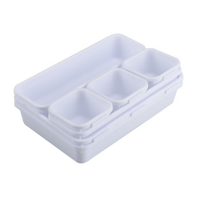8 buc/set de sertare organizatoare de separare pot fi combinate liber Obiecte mici Cutie de depozitare pentru birou, bucătărie, baie, birou, organizator