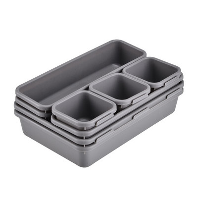 8 buc/set de sertare organizatoare de separare pot fi combinate liber Obiecte mici Cutie de depozitare pentru birou, bucătărie, baie, birou, organizator