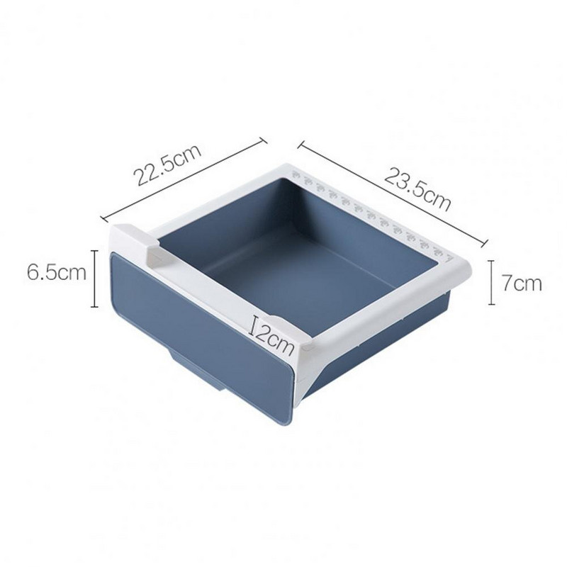 Ladica stola Samoljepljiva ušteda razmaka PP skrivena ispod stolova Poslužavnik Kuhinja Organizacija doma Glatki klizni držač za pohranu