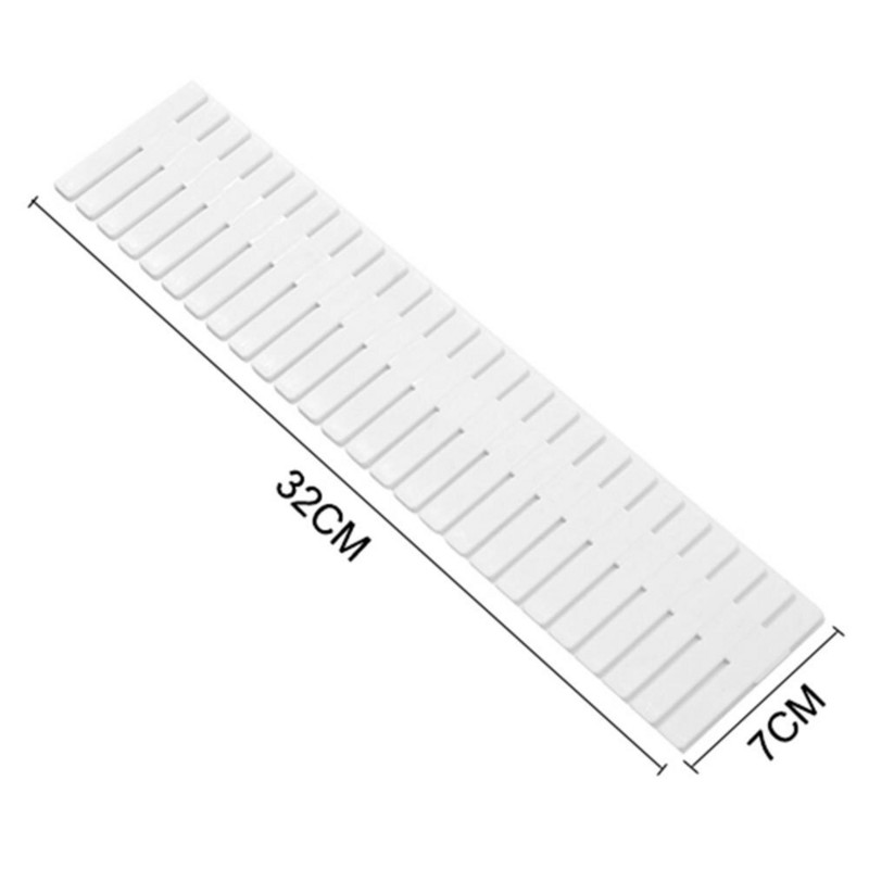 4/8 ks plastový delič zásuviek DIY organizér zásuviek oddeľovač priečka doska domáce spodná bielizeň ponožky make-up šindeľ úložné nástroje