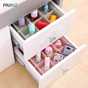 Drawer Organizer DIY Adjustable Storage Partition Board Plastic Drawer Divider Combination Partition Board Εξοικονόμηση χώρου