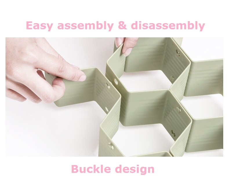 Nastaviteľný organizér zásuviek, deliaca priečka s medovými plástmi, oddeľovač zásuviek, DIY deliaca priečka zásuviek, organizér na spodnú bielizeň, ponožky