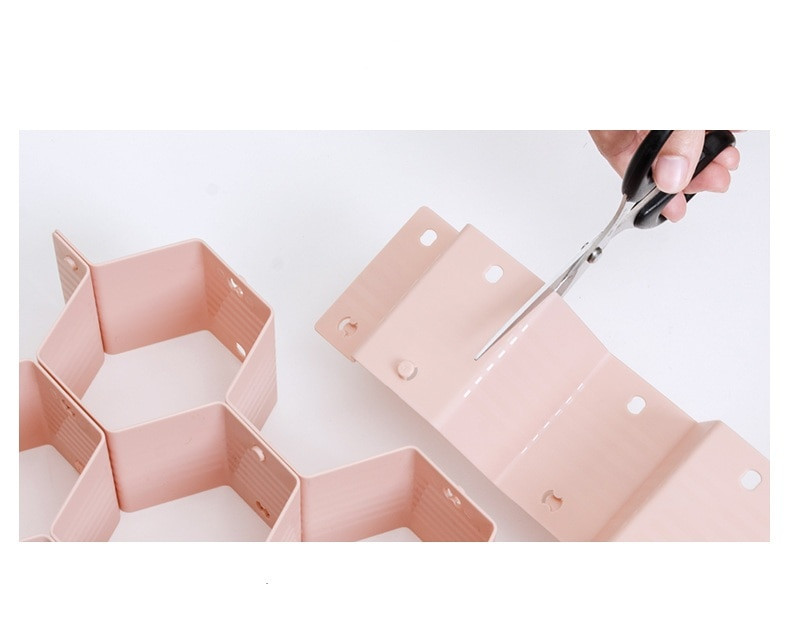 Nastaviteľný organizér zásuviek, deliaca priečka s medovými plástmi, oddeľovač zásuviek, DIY deliaca priečka zásuviek, organizér na spodnú bielizeň, ponožky