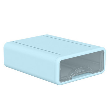 Ново пластмасово чекмедже за съхранение на работния плот за канцеларски материали Козметика Органайзер за грим Кутия Калъфи за аксесоари за бижута Прахоустойчив контейнер