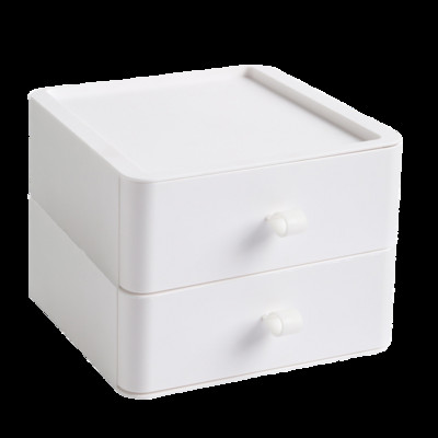 Novi materijal Plastični stolni organizator Ladica za pohranu Kutija za šminku Spremnik za nakit koji se može složiti Uredski kovčeg za lijekove velikog kapaciteta