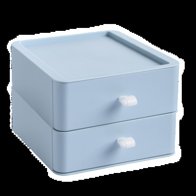 Novi materijal Plastični stolni organizator Ladica za pohranu Kutija za šminku Spremnik za nakit koji se može složiti Uredski kovčeg za lijekove velikog kapaciteta