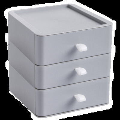 Novi materijal Plastični stolni organizator Ladica za pohranu Kutija za šminku Spremnik za nakit koji se može složiti Uredski kovčeg za lijekove velikog kapaciteta