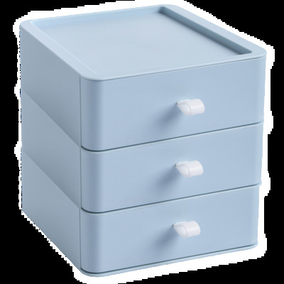 Novi materijal Plastični stolni organizator Ladica za pohranu Kutija za šminku Spremnik za nakit koji se može složiti Uredski kovčeg za lijekove velikog kapaciteta