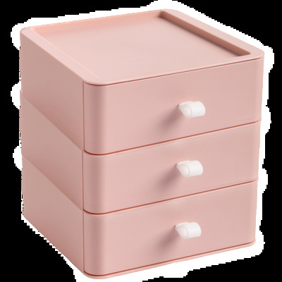 Novi materijal Plastični stolni organizator Ladica za pohranu Kutija za šminku Spremnik za nakit koji se može složiti Uredski kovčeg za lijekove velikog kapaciteta