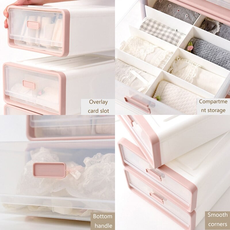 Apatinio trikotažo laikymo stalčiai kojinės Liemenėlės kaklaraiščiai Dėžutė Spinta Spintos Organizatorius Įvairūs kosmetikos laikymo konteineriai Namų tvarkyklės