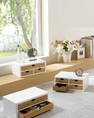 organizéry zásuviek na kancelársky stôl z bambusu