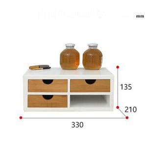 organizéry zásuviek na kancelársky stôl z bambusu